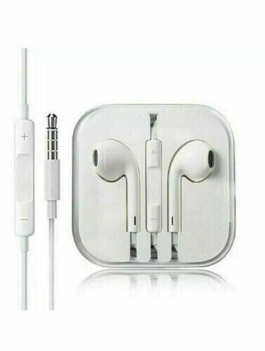 GENUINE APPLE IPHONE 5SE,6S,6S+,6,6+,100% ORIGINAL HEADPHONE HANDSFREE EARPHONES - Picture 1 of 1