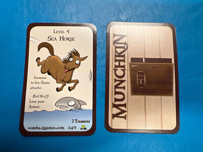 STEVE JACKSON GAMES - MUNCHKIN PROMO CARD : Sea Horse