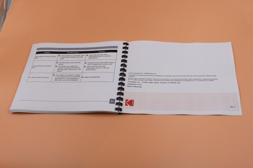 Kodak PixPro AZ251 Instruction 96 Page Owners Manual With Clear Covers - Picture 8 of 9
