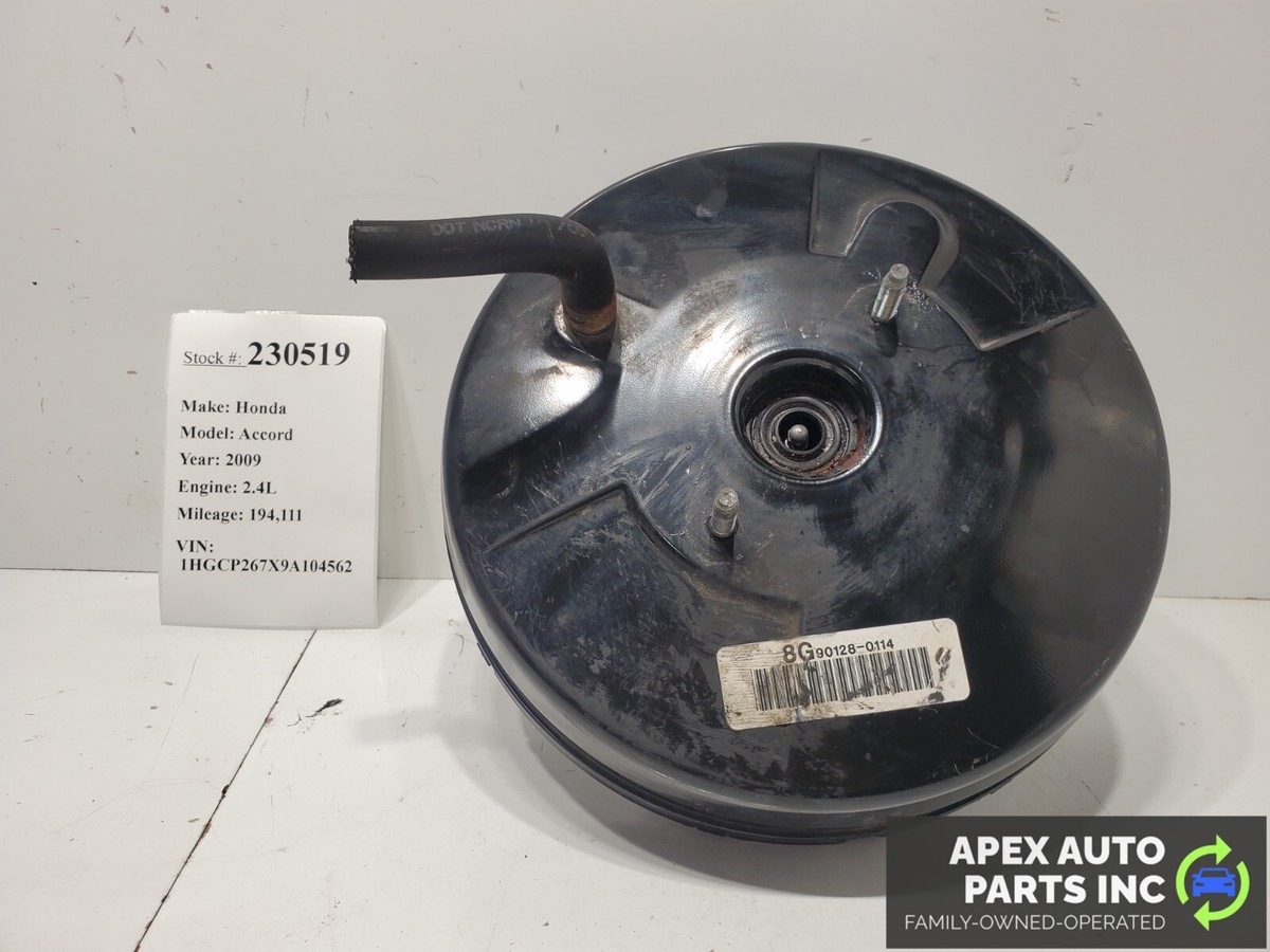 OEM 08-12 HONDA ACCORD POWER BRAKE BOOSTER MASTER CYLINDER