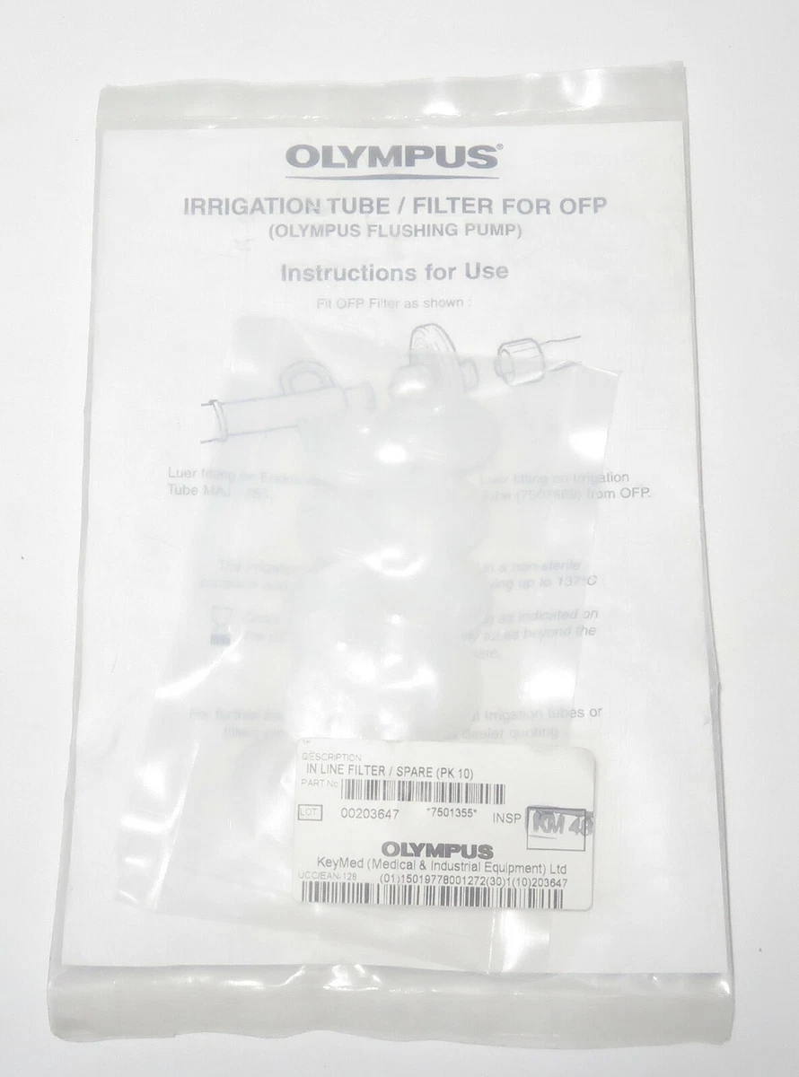 Pack of 10 Olympus 7501355 Flushing Pump OFP In Line Filters 