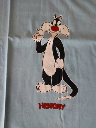 T-Shirt da uomo (USATA) Iceberg history con Gatto Silvestro - Taglia 46 - Foto 2 di 5