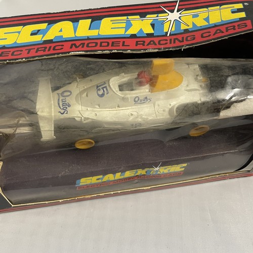 Scalextric Qudos C228 Ferrari 312T White No 15 Missing Rear Wing Boxed Working - Picture 2 of 12