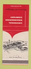 Matchbook Cover - Universal Engineering Company Frankenmuth MI 30 Strike