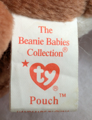 Vintage Ty Beanie Baby Tasche das Känguru mit Baby Geburtsdatum: 06.11.1996 ohne Schaukelanhänger - Bild 6 von 7