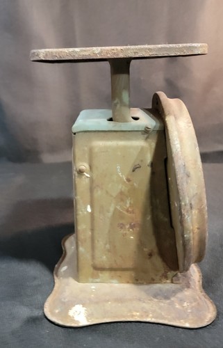 Vtg Pelouze Mfg. Co. Chicago Kitchenette Scale Deluxe 24 lbs Rusty Works - Picture 4 of 9