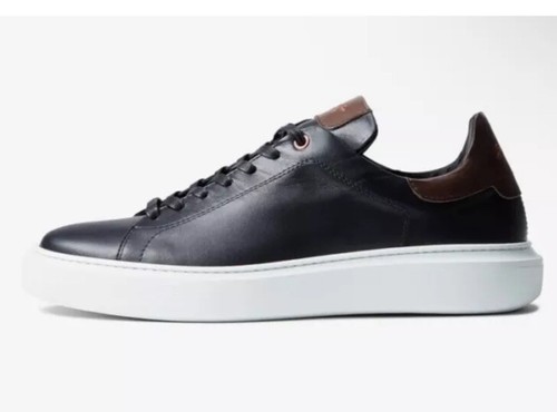 Sneakers Good Man Brand Legend London nere Vachetta scure Italia pelle uomo 8 - Foto 5 di 9
