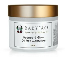 Babyface OIL FREE MOISTURIZER Lotion B5 Hyaluronic Acid Reduces Acne Blackheads