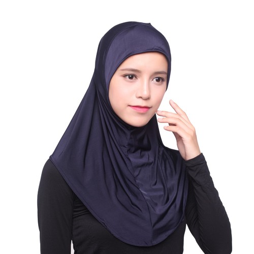 Instantáneo Hijab Amira Bufanda Mujeres Musulmán Turbante Cubierta de Cabeza Mantones Envoltura Islámica - Imagen 27 de 63