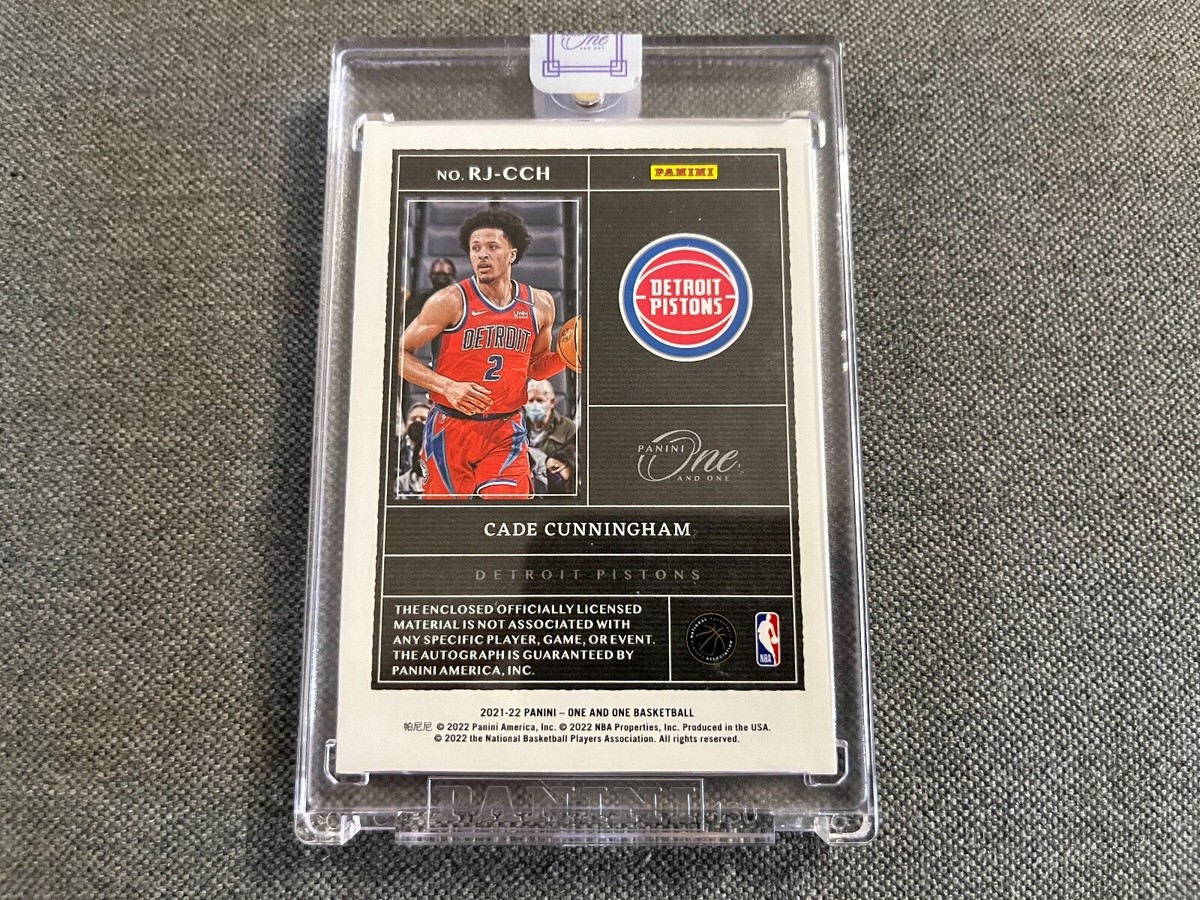 Cade Cunningham rc patch auto RPA /35 purple 2021-22 one and one 