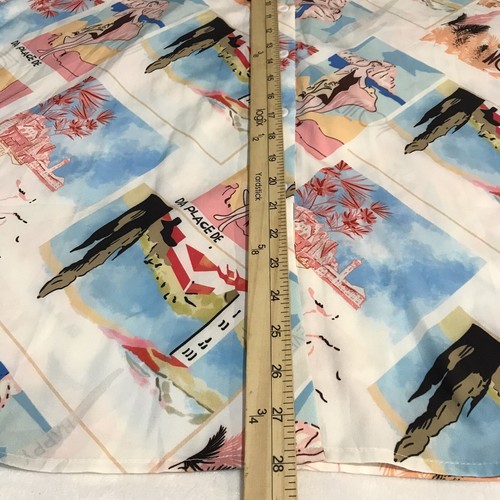 Camicia donna In' Voland con bottoni taglia 22W manica lunga collo colletto multicolore - Foto 14 di 14