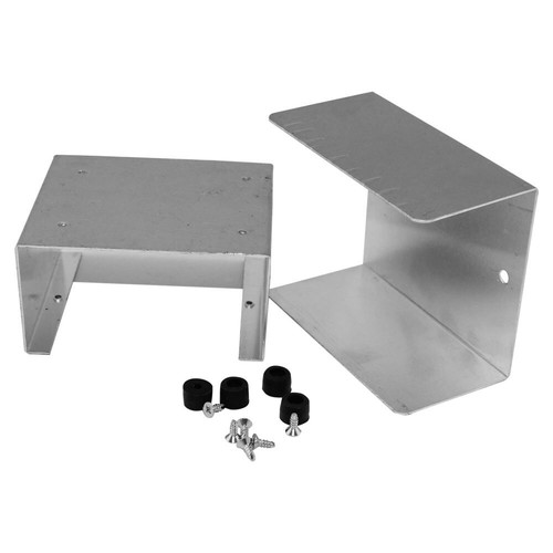 Caja de instrumentos de aluminio para proyectos de pasatiempos estuche utilitario 3,8" x 3,2" x 2" - Imagen 6 de 6
