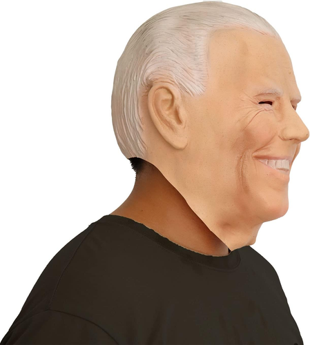 Halloween Latex Head Mask Joe Biden Novelty Old Man Cosplay Masquerade Costume - Picture 4 of 12