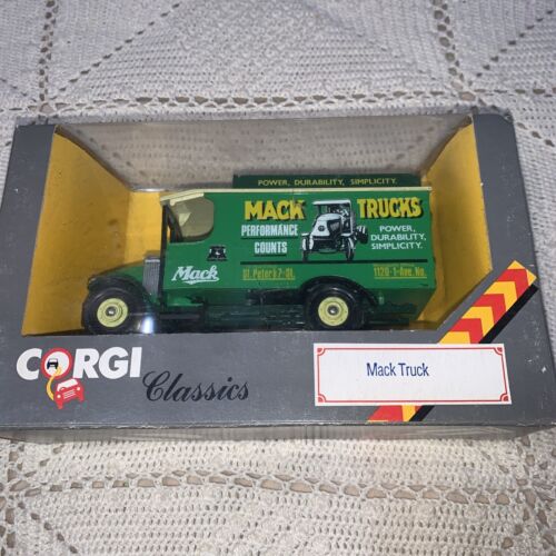 VINTAGE 1986 Corgi Renault Mack Truck NOS Original Box C906/1 - Picture 5 of 18