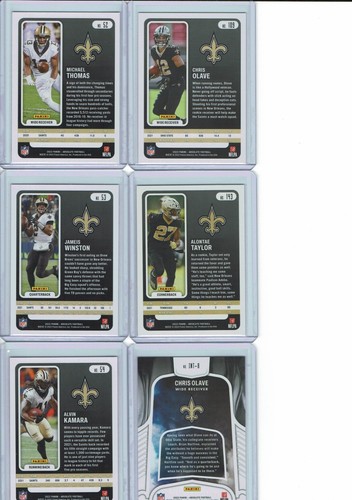 2022 Panini Absolute Football New Orleans Saints Team Set (5) Base Cards +++ - Picture 2 of 2