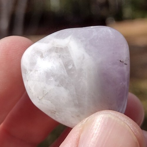 AMAZEZ AMETHYST AZEZTULIT WUNDERSCHÖN POLIERT REINIGUNGSKRISTALL *9 - Bild 11 von 11