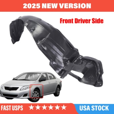 #ad Wheel Liner Front Left Driver Side Plastic For 2009 2010 Toyota Corolla $21.20