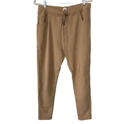 WYR No-Sweat Slim Jogger Pants Men's XL Tan Tapered Leg Cotton Blend  Athleisure