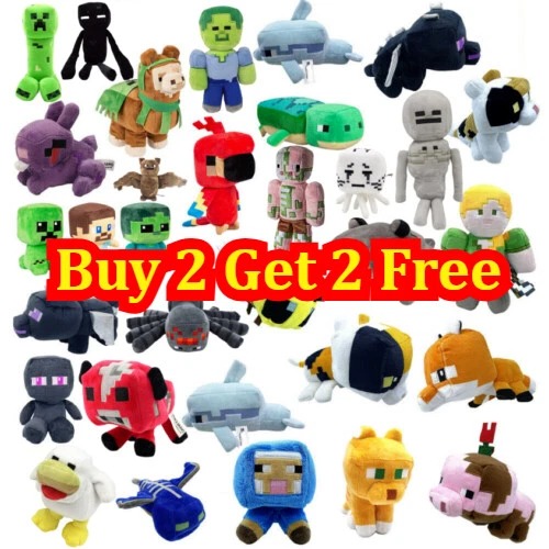 Minecraft Plush Toys Dolls Stuffed Animal Soft Plushies Kids Child Birthday Gift - image 2 of 4