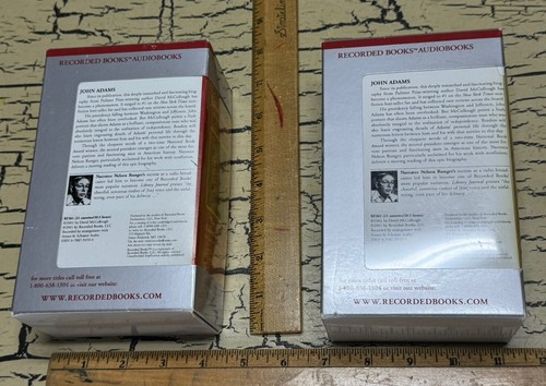 John Adams by David McCullough Audio Book Cassette Tapes Part 1 & 2 Set Lot 2001 - Picture 7 of 10