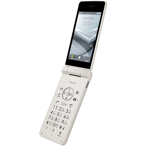 SHARP AQUOS KEITAI 4 A205SH A206SH WHITE 8GB Unlocked Flip Phone from Japan JP - Picture 6 of 6