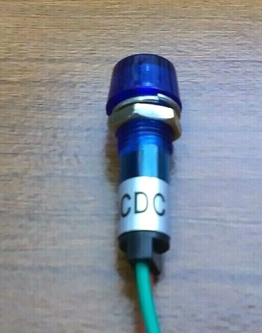 3 BBT 12 volt Waterproof Blue LED Hi Profile Pilot Lights eBay