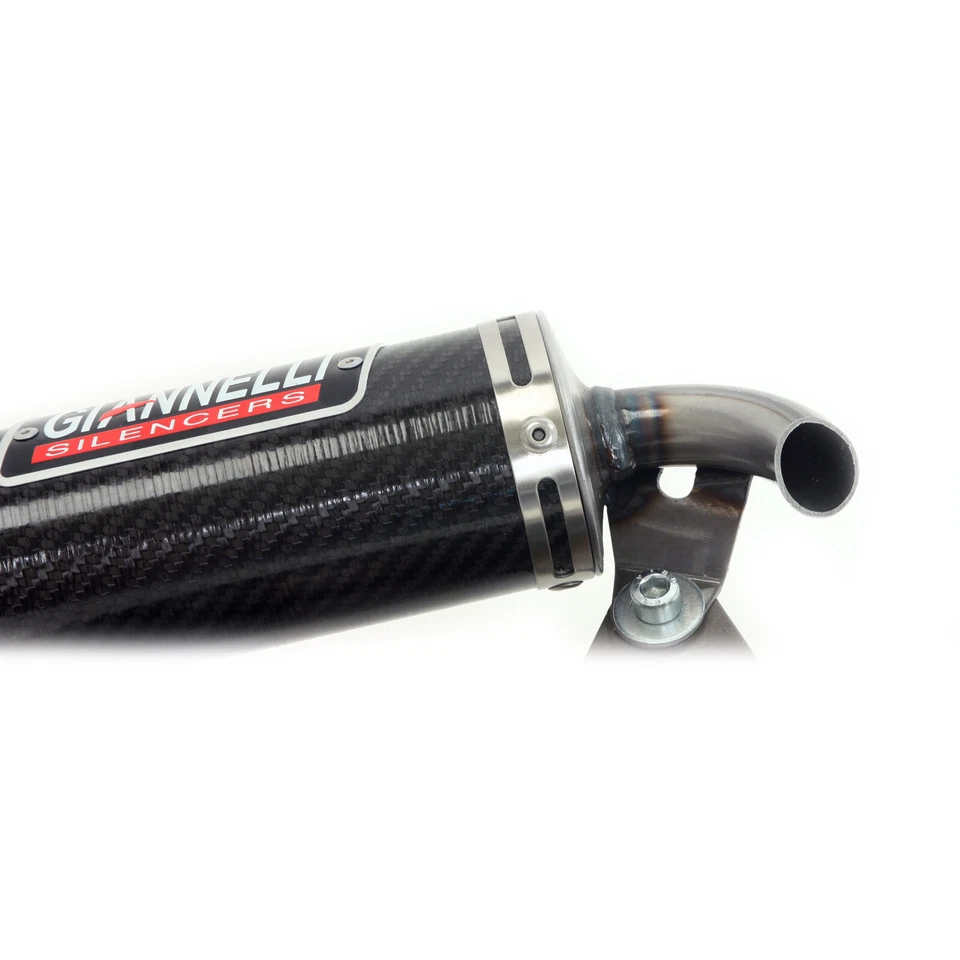 FULL EXAUST GIANNELLI SHOT V4 CARBON FOR PIAGGIO NRG 50 POWER PUREJET 2005 2009 - Image 4 of 4