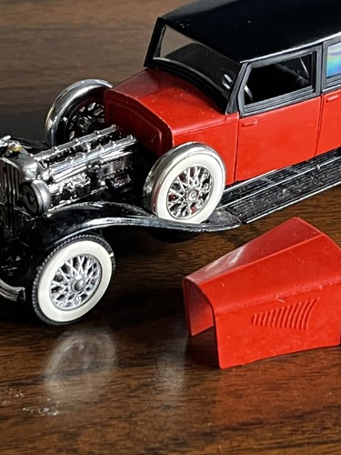 SOLIDO - #4156 - DUESENBERG J - RED AND BLACK - MADE FRANCE - DIECAST - Picture 6 of 7