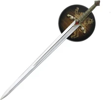 Valyrian Steel Replica Sword 29.5" Stainless Steel Blade Metal Hilt/Faux Jewels