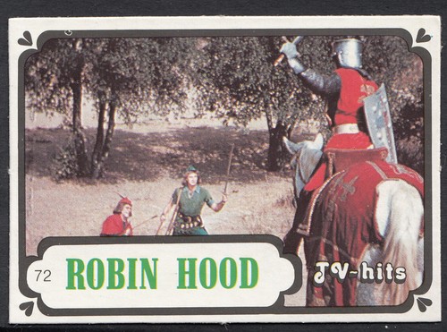 Monty Gum Card - 1986 TV Hits - Robin Hood - Karte Nr 72