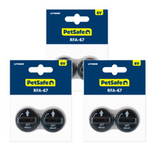 PetSafe RFA-67D-11 Batteries 6 Volt 3-Packages of 2 Batteries Total 6 Batteries