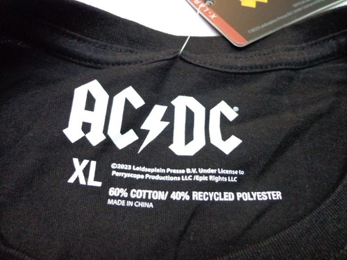 AC/DC Back In Black Officially Licensed T-shirt Tee Size XL - Picture 3 of 5