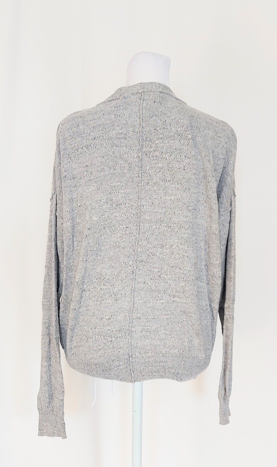 Decree Size Medium Button Front Cardigan Gray 100… - image 5