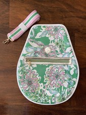Lilly Pulitzer BLOSSOM VIEWS TENNIS RACKET COVER Zip & Shoulder Strap GWP NWT