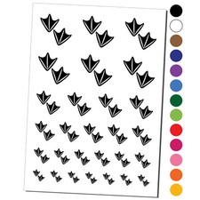Duck Tracks Footprints Temporary Tattoo Water Resistant Set