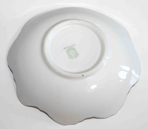 Vintage NORITAKE Morimura 5 1/2" Blue White Luster Hand-Painted China Bowl - Picture 4 of 5