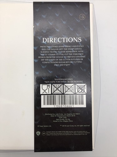 Fantastic Beasts Juego de 4 Piezas Cortador de Galletas WB Harry Potter En Caja - Imagen 5 de 5