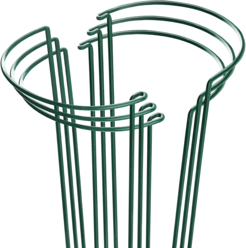 Plant Support Stakes, 6 Pack Metal Peony Cages and Supports, Garden Stakes Plant - Picture 9 of 12