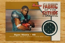 2005 Bowman Fabric of the Future Gold 54/100 Ryan Moats RM Rookie RC