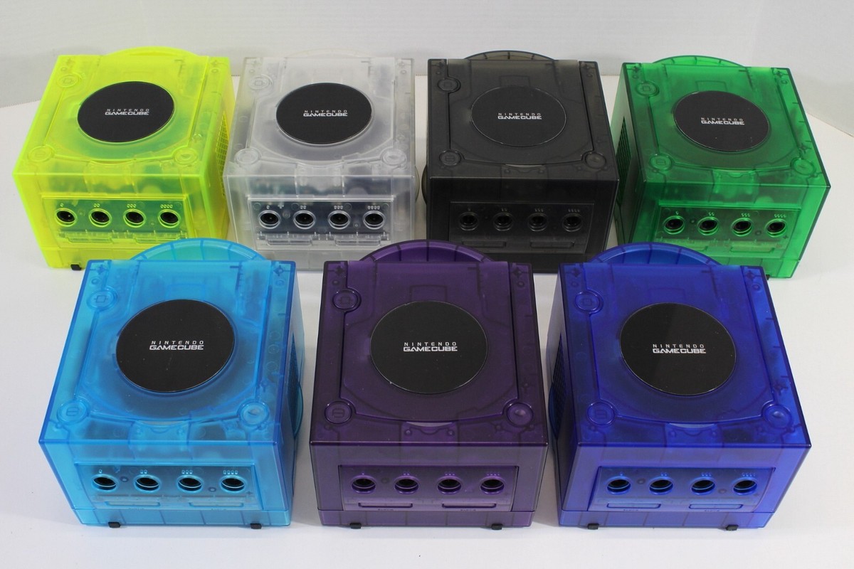 Nintendo GameCube Clear or Pink Console GC US Region NTSC-U