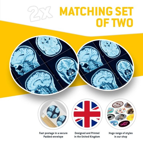 2 x Vinyl Stickers 30cm - Brain CT Scans Hospital Doctor Surgeon #44434 - Photo 2/8