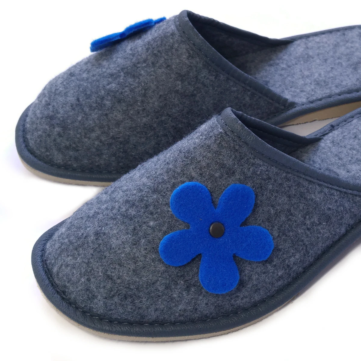Felt mule best sale slippers