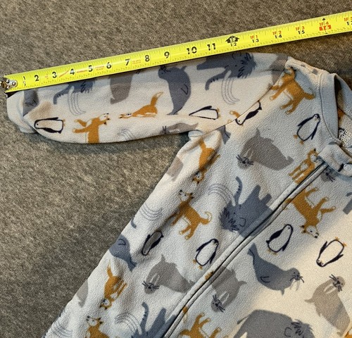 Footie Pajama Set Just One You By Carters - Toddler 4T Both Fleece Long Sleeve - Picture 11 of 19