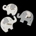 Gray Wooden Baby Elephants Clothing Wall Hooks Toys Kids Rm Key Hooks