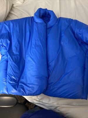 NEW YEEZY X GAP ROUND Cropped Jacket blue Puffer Fall 2021 Kanye 