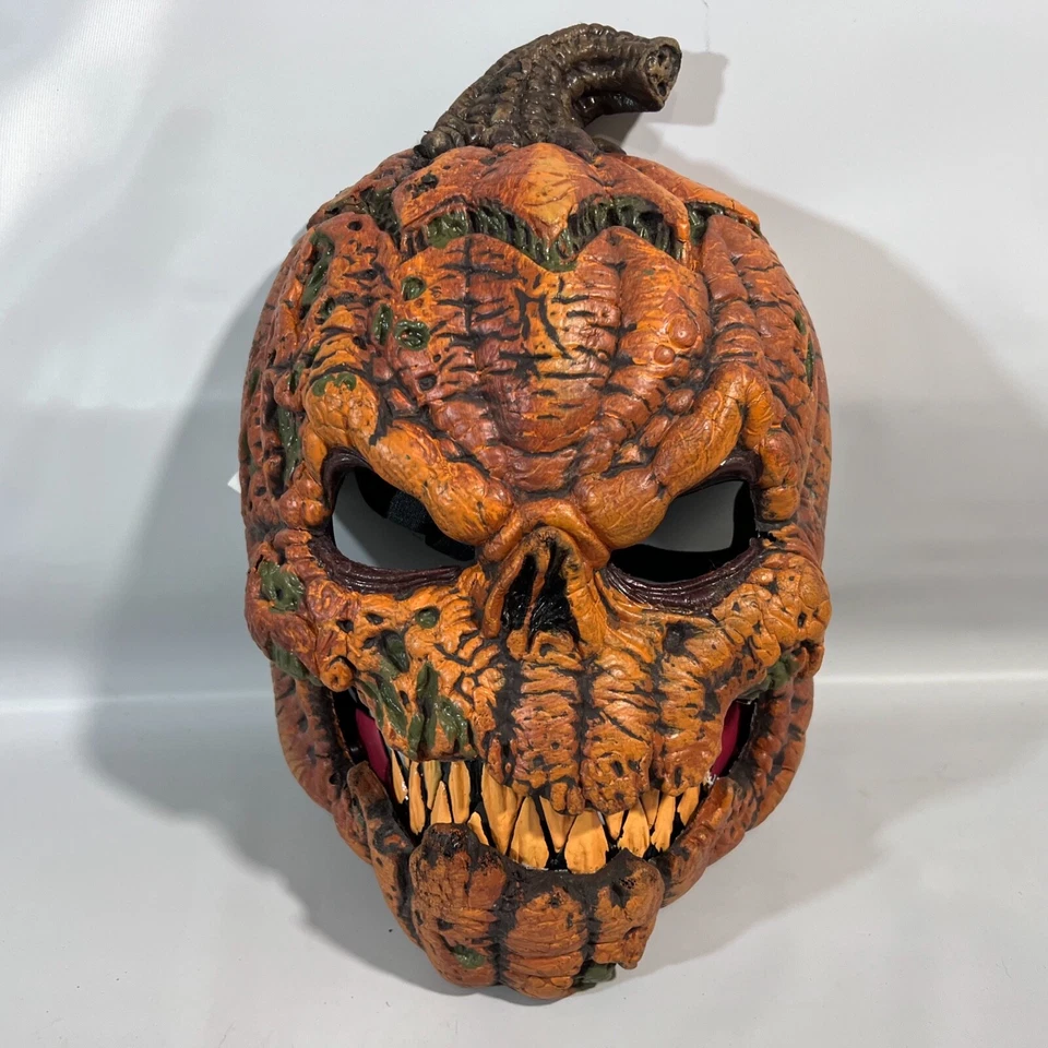 Dark Harvest Pumpkin Ani-Motion Mask Halloween California Costume Collection - Image 4 of 4