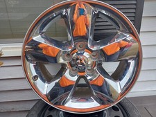 1 20 Dodge Ram 1500 Factory Oem 5 Lug Chrome Clad Alloy Wheel Nice 