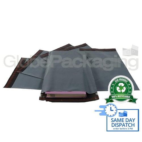 100 x graue Post Versandtaschen 320x440 mm (12,5x17") - Bild 1 von 5
