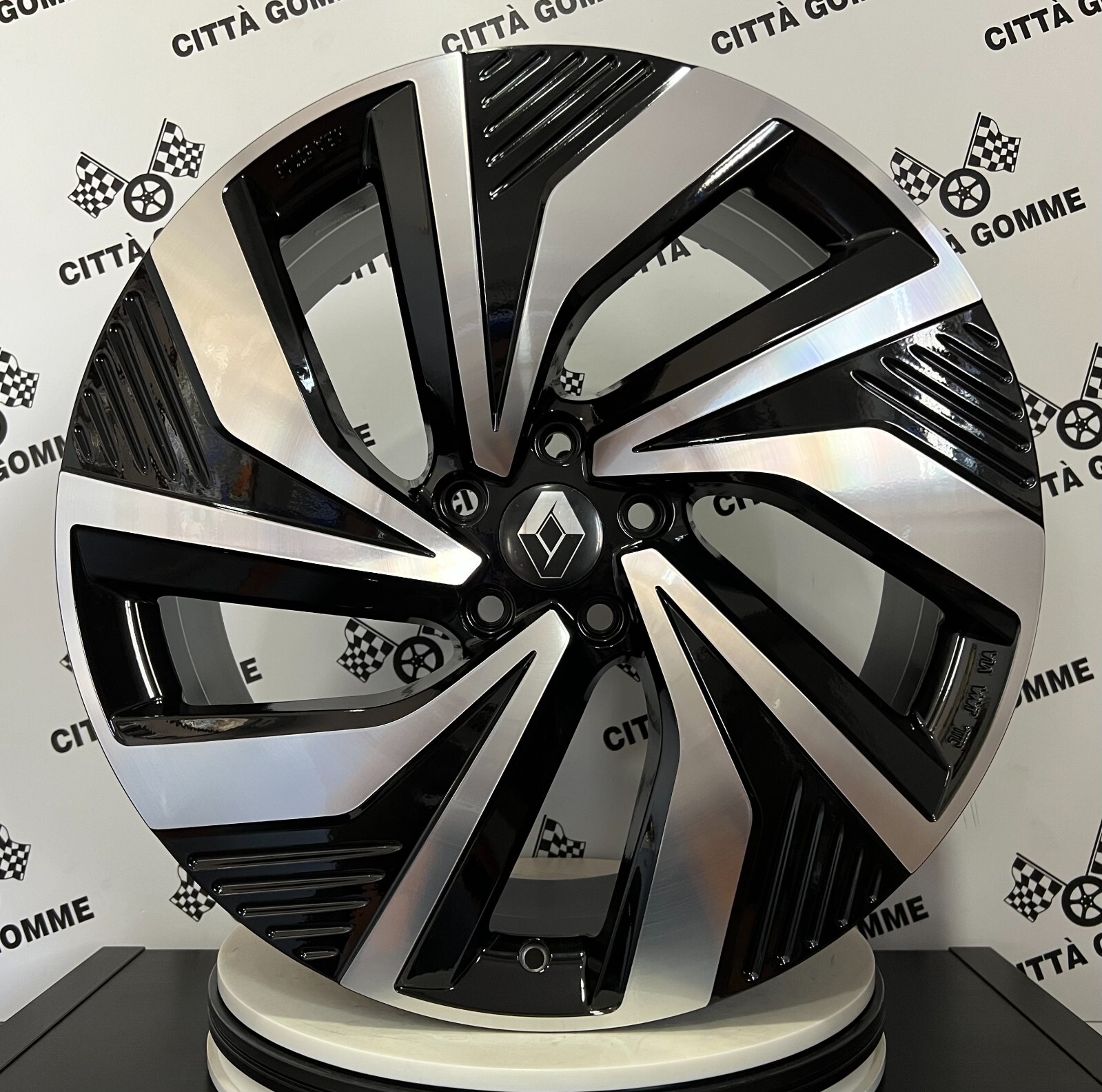 Jeu De 4 Jantes Alliage 16" Renault Kadjar Megane IV - Noir, PCD 114, Offset 40