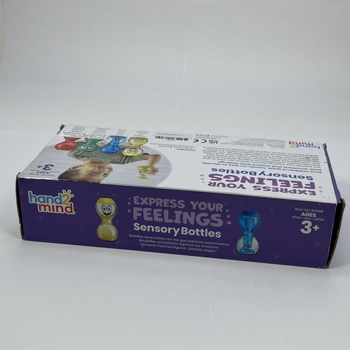 Paquete de 4 botellas sensoriales Hand 2 Mind Express Your Feelings Play Therapy - nuevas - Imagen 5 de 6